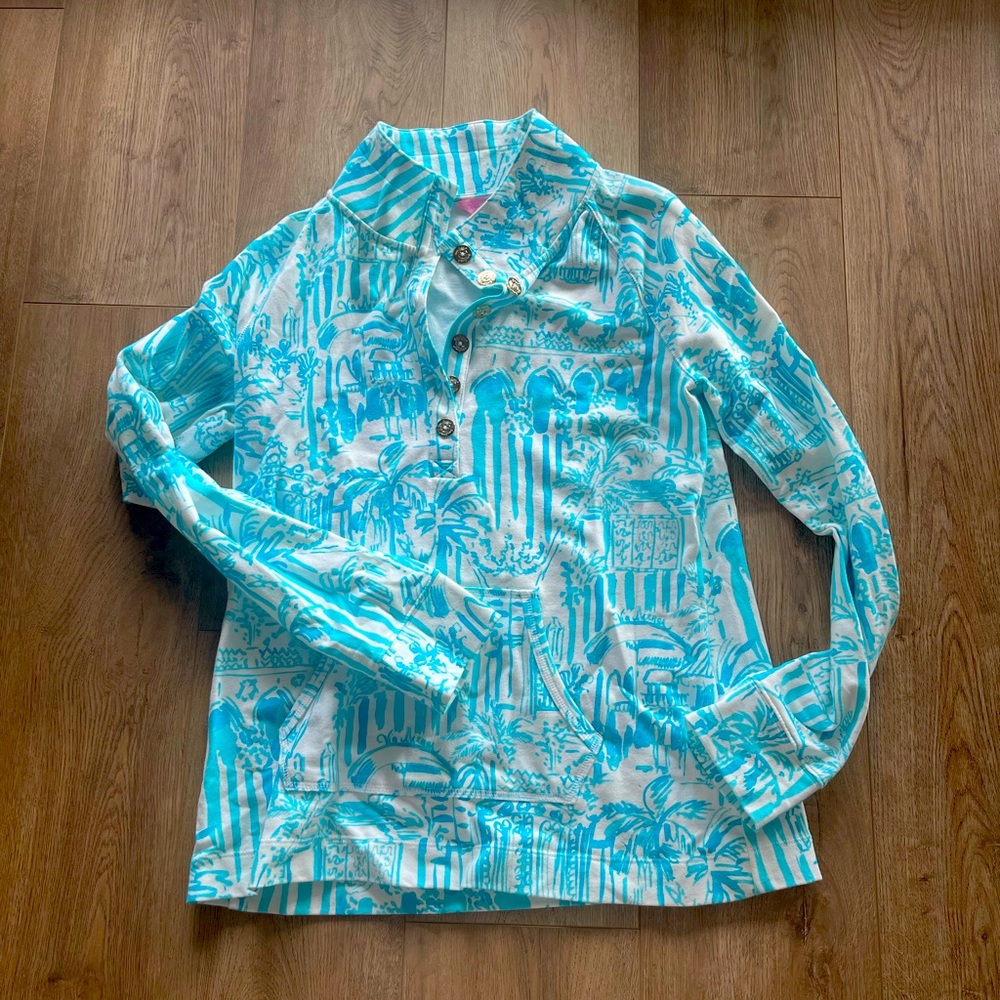 EUC Lilly Pulitzer Skipper Popover Sz L
